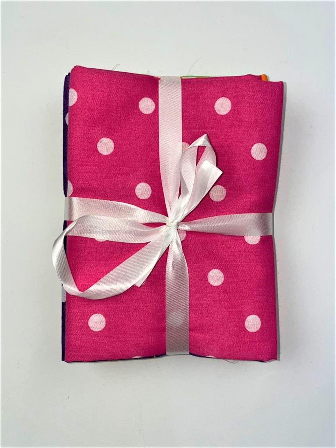 Multicolour Printed Cotton Polka Dot Bundle