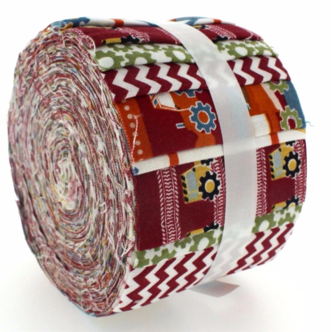 Red Cotton Constructions Small Jelly Roll