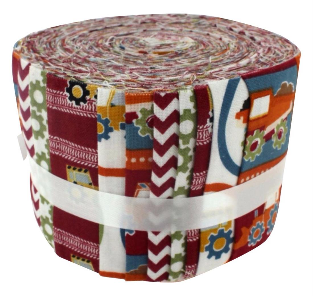 Red Cotton Constructions Small Jelly Roll