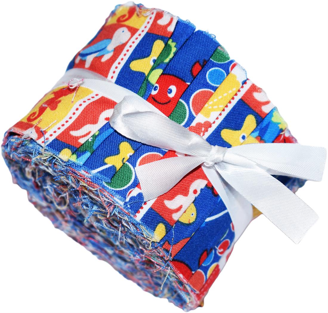 Royal Blue Cotton Under the Sea - Small Jelly Roll