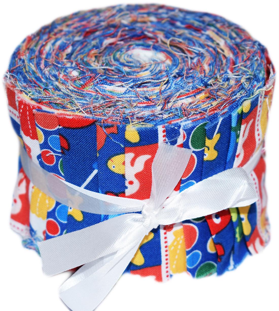 Royal Blue Cotton Under the Sea - Small Jelly Roll