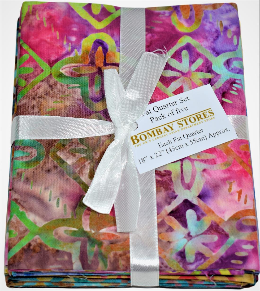 COL 2 Cotton Batik Fat Quarter Bundle