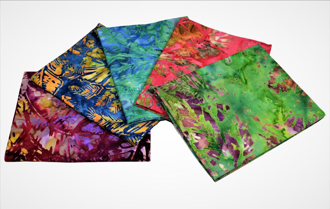 COL 3 Cotton Batik Fat Quarter Bundle