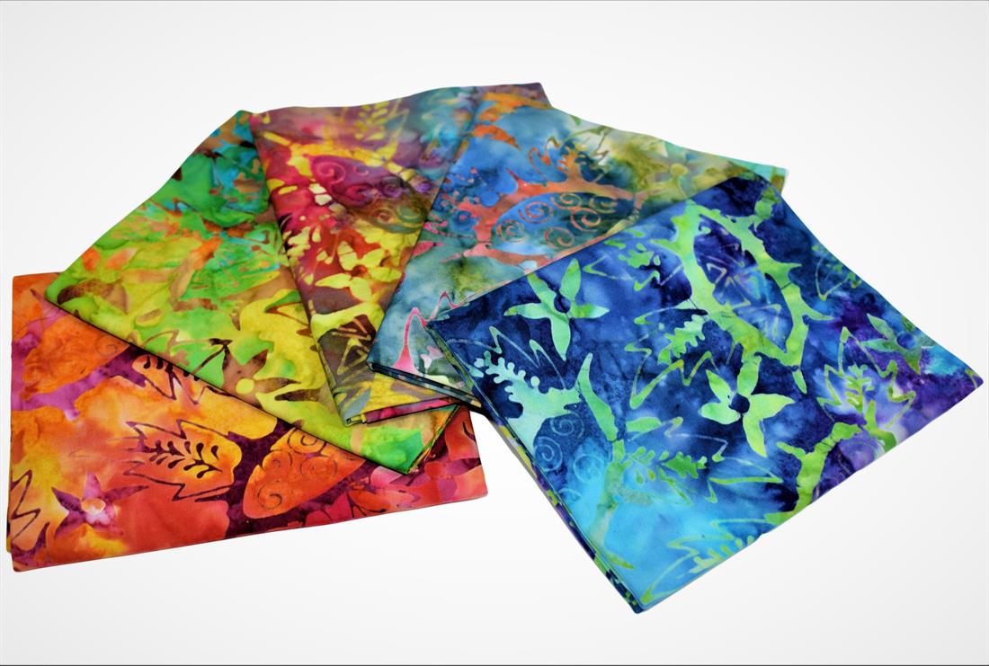 COL 4 Cotton Batik Fat Quarter Bundle