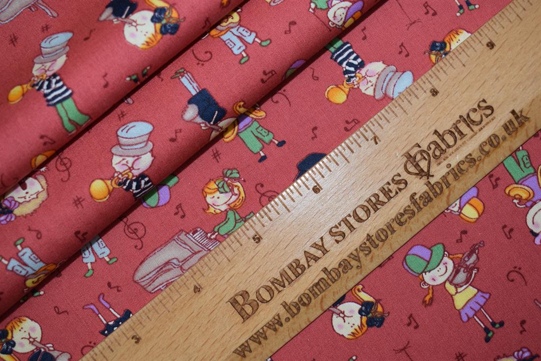 Red Cotton Single Fat Quarter 18"x22"Inch