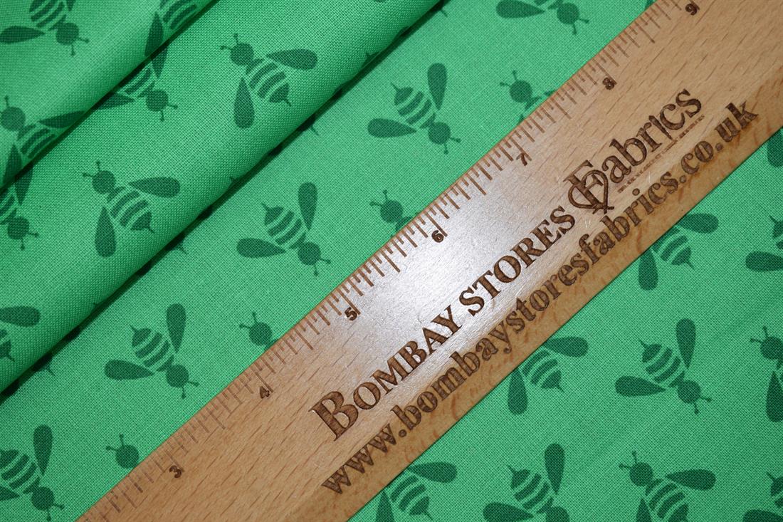 Parrot Green Cotton Single Fat Quarter 18"x22"Inch