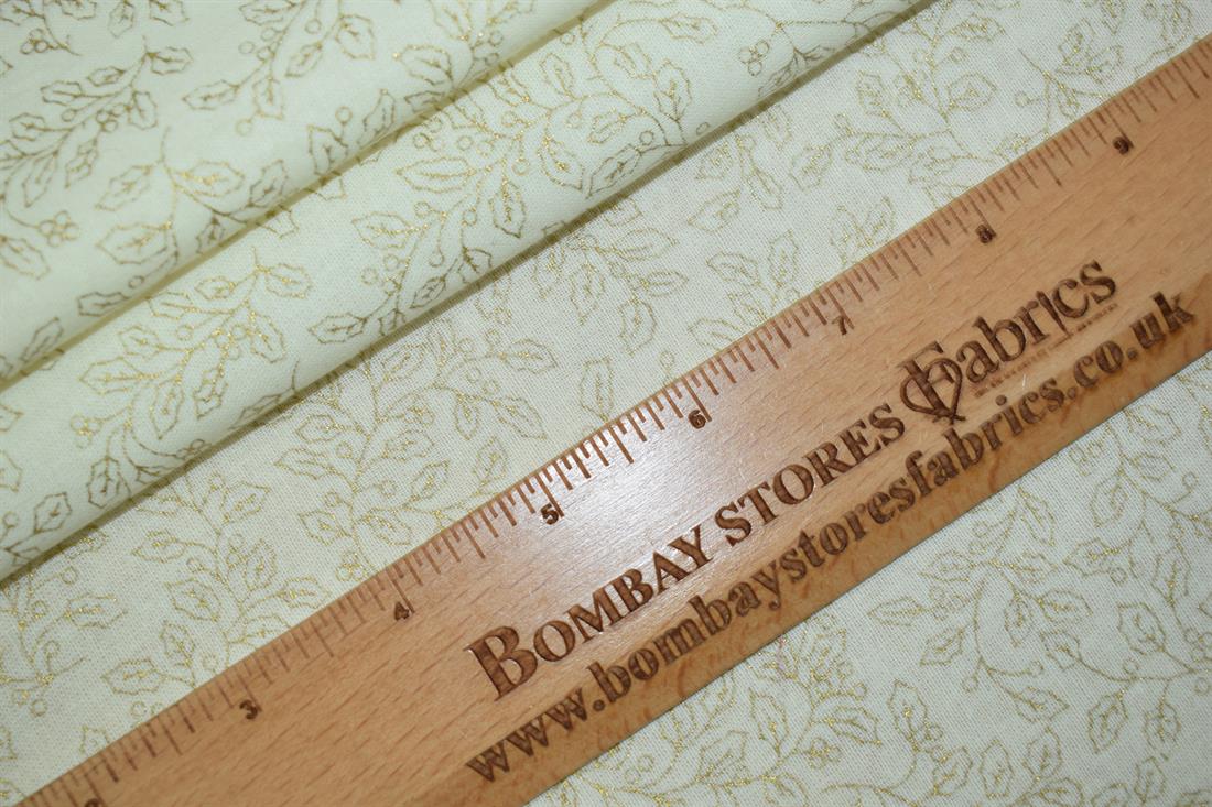 Gold Cotton Single Fat Quarter 18"x22"Inch