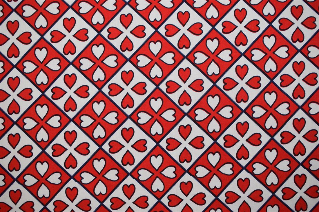 Red Cotton Single Fat Quarter 18"x22"Inch