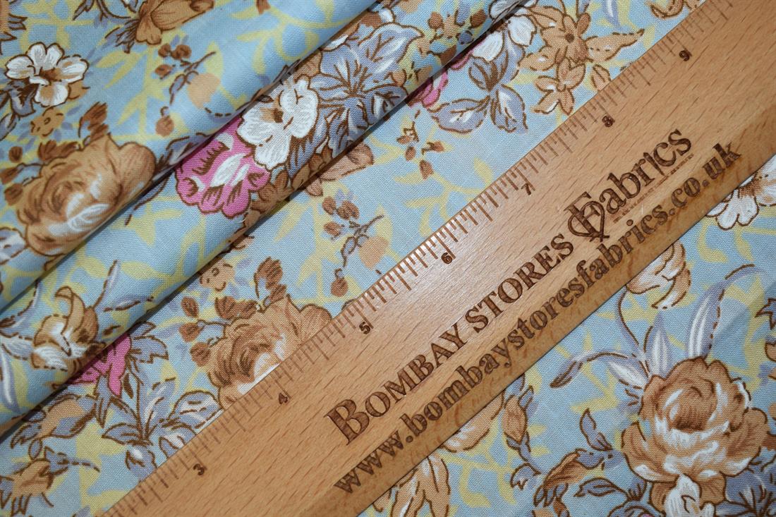 Multicolour Cotton Single Fat Quarter 18"x22"Inch