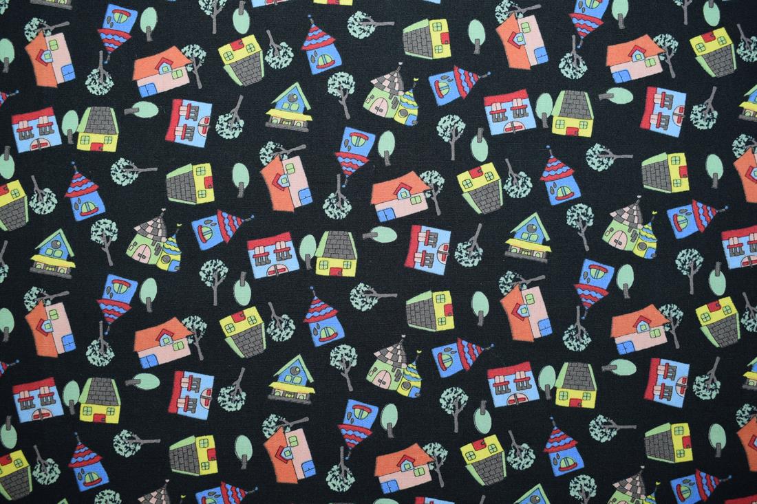 Black Cotton Single Fat Quarter 18"x22"Inch