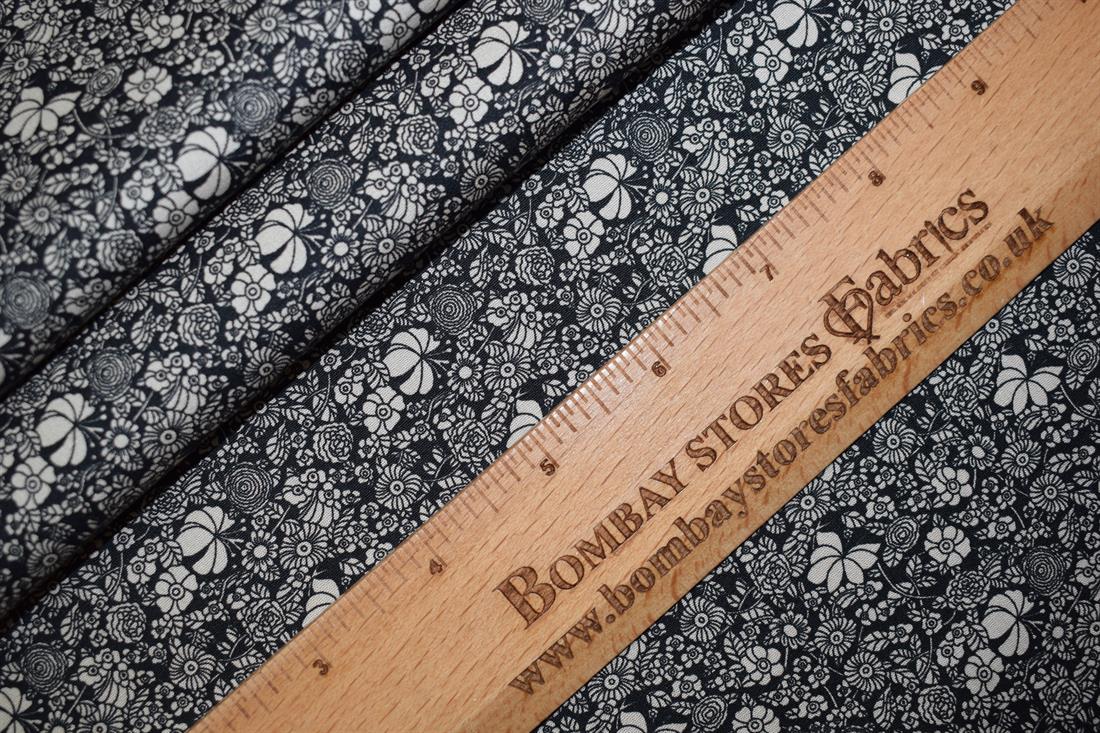 Black Cotton Single Fat Quarter 18"x22"Inch