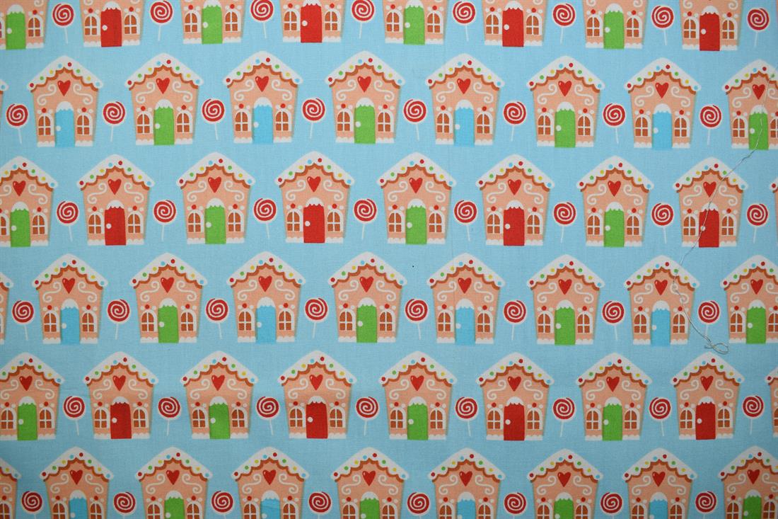 Light Blue Cotton Single Fat Quarter 18"x22"Inch