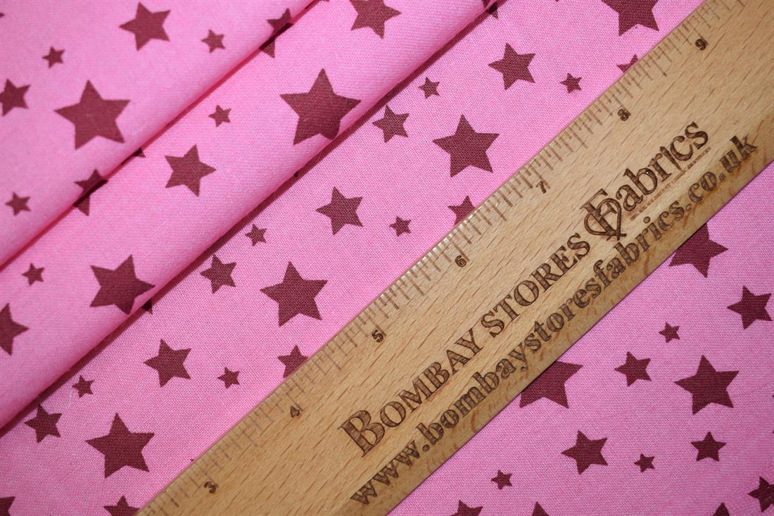 Pink Cotton Single Fat Quarter 18"x22"Inch