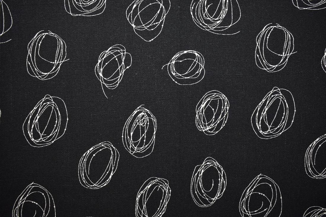 Black Cotton Single Fat Quarter 18"x22"Inch