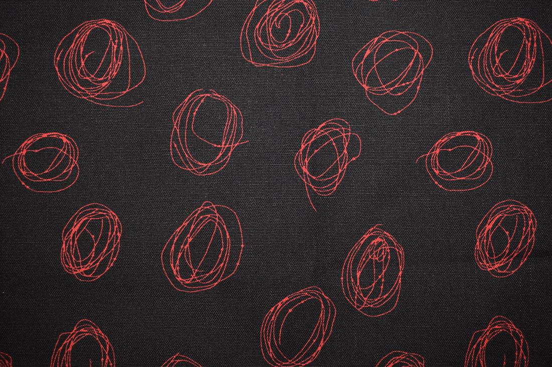 Black Cotton Single Fat Quarter 18"x22"Inch