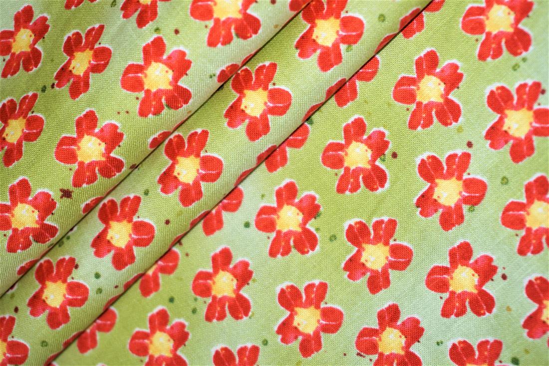 Green Cotton Daisy FlowerS