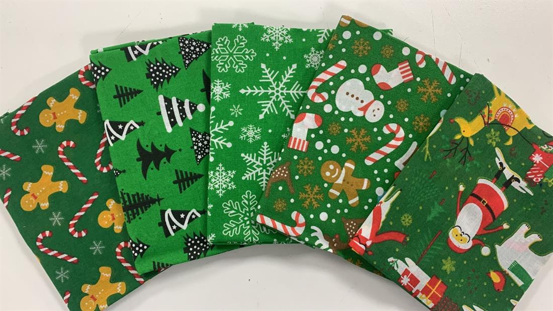 Multicolour Cotton Fat Quarter Bundle