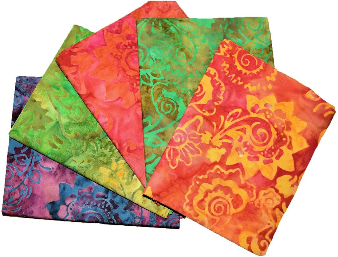 Multicolour Cotton Fat Quarter Bundle