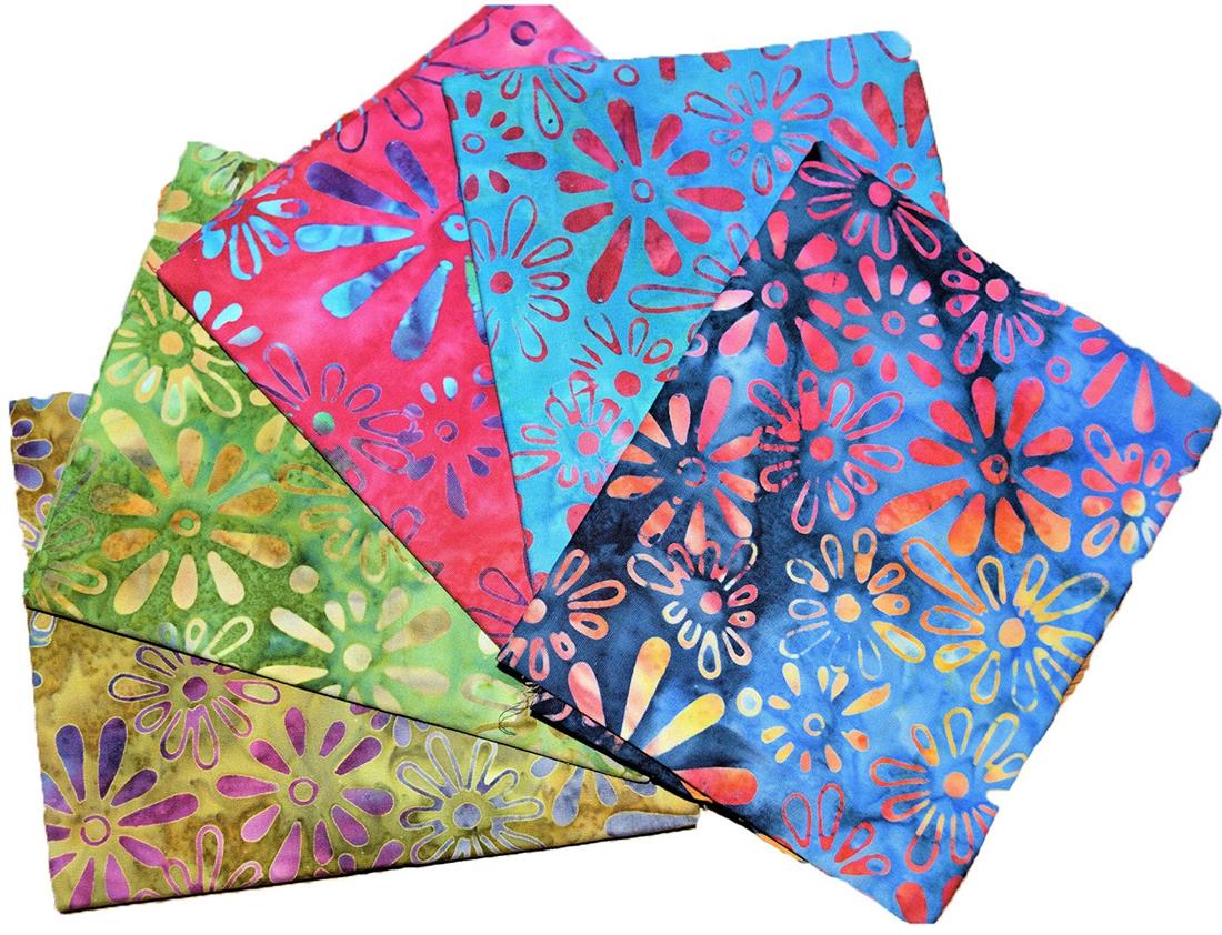 Multicolour Printed Cotton Bali Batik