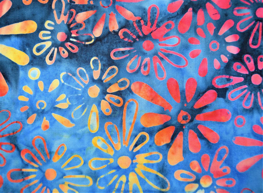 Multicolour Printed Cotton Bali Batik