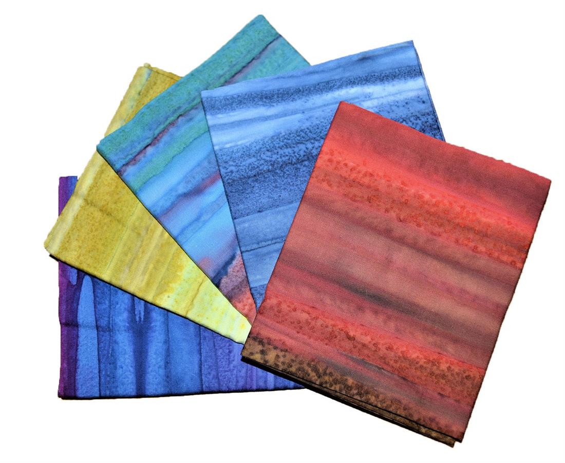 Multicolour Printed Cotton Fat Quarter Bundle