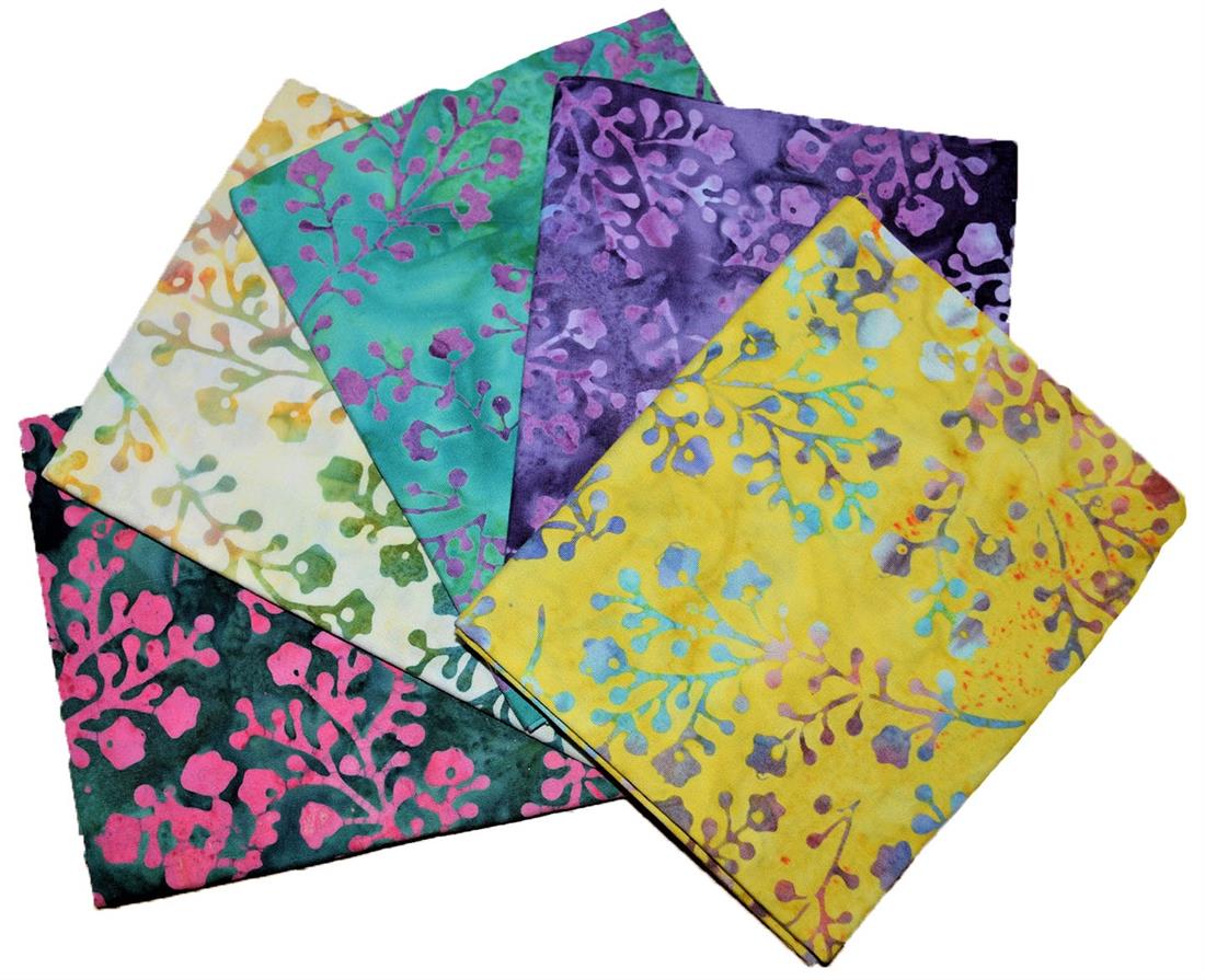 Multicolour Printed Cotton Fat Quarter Bundle