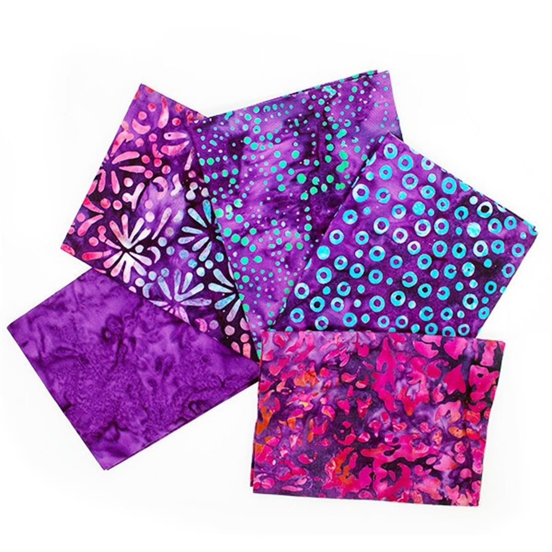Purple Cotton Fat Quarter Bundle