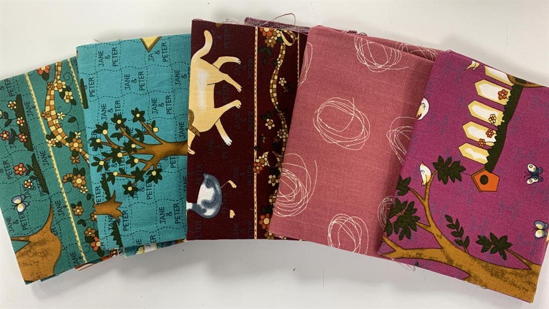 Multicolour Cotton Fat Quarter Bundle