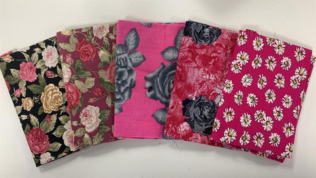Multicolour Cotton Fat Quarter Bundle