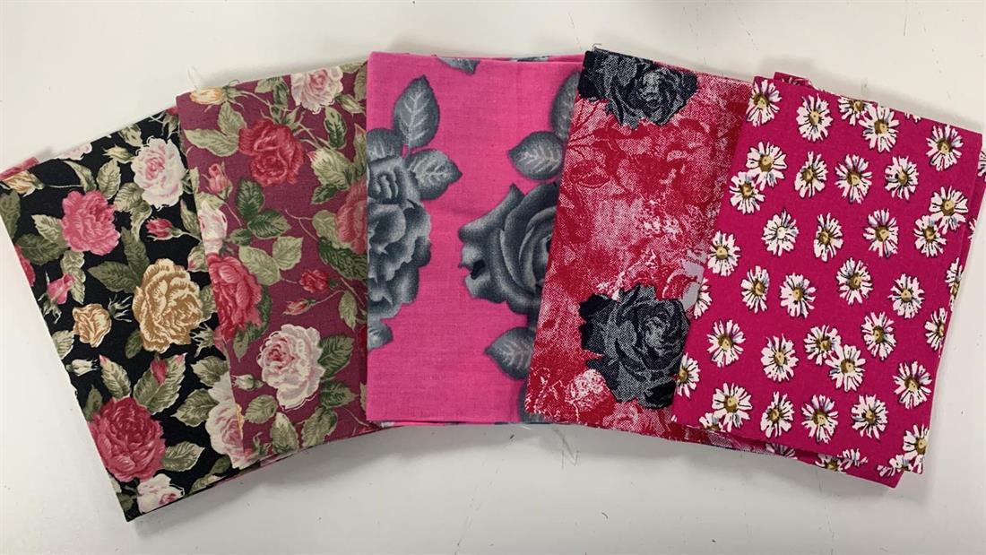Multicolour Cotton Fat Quarter Bundle
