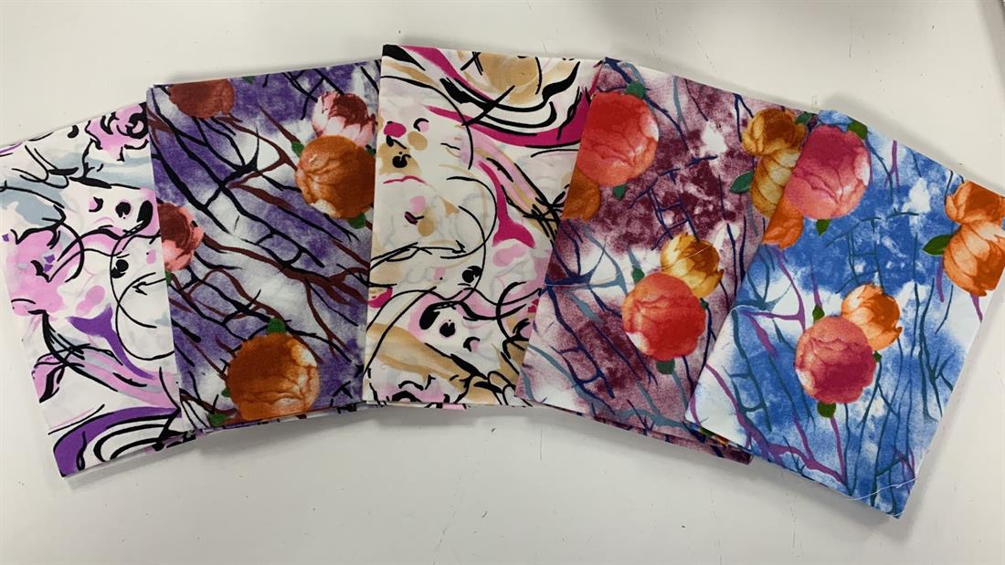 Multicolour Cotton Fat Quarter Bundle