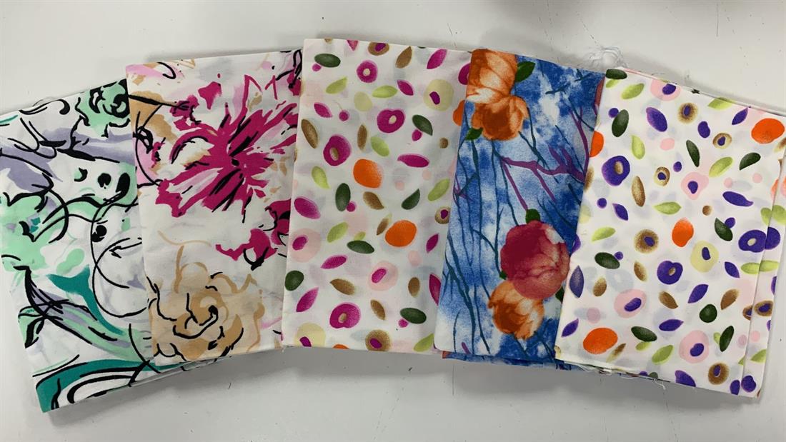 Multicolour Cotton Bali Batik Fat Quarter Bundle
