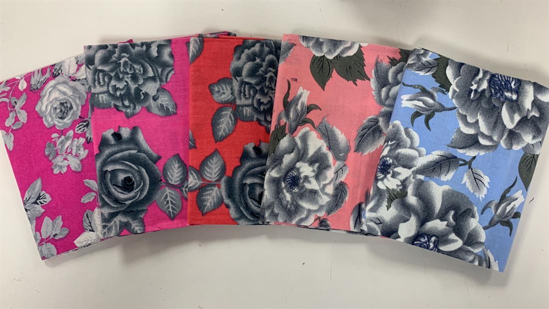 Multicolour Cotton Fat Quarter Bundle