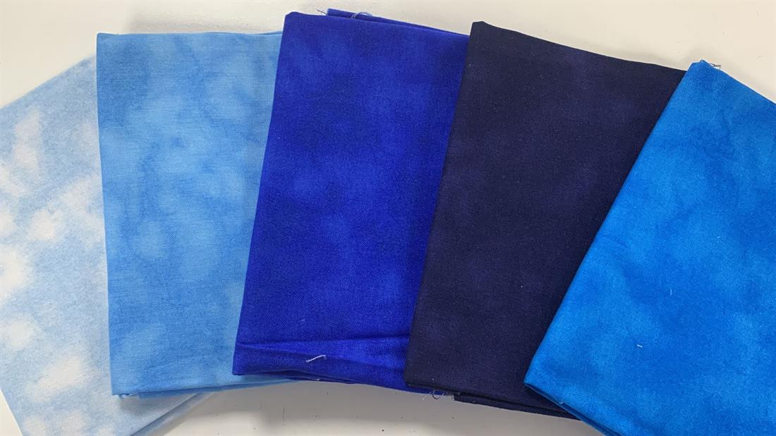 Blue Cotton Fat Quarter Bundle