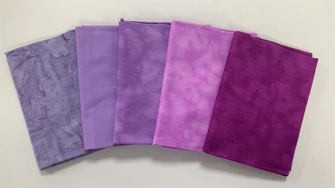 Pink Cotton Bali Batik Fat Quarter Bundle