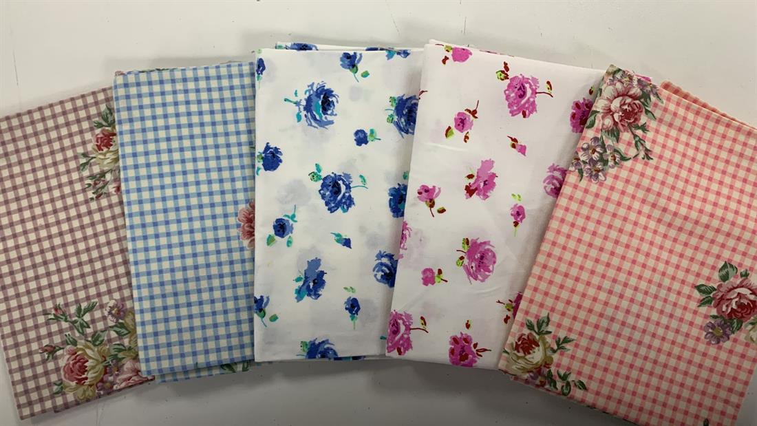 Multicolour Cotton Fat Quarter Bundle