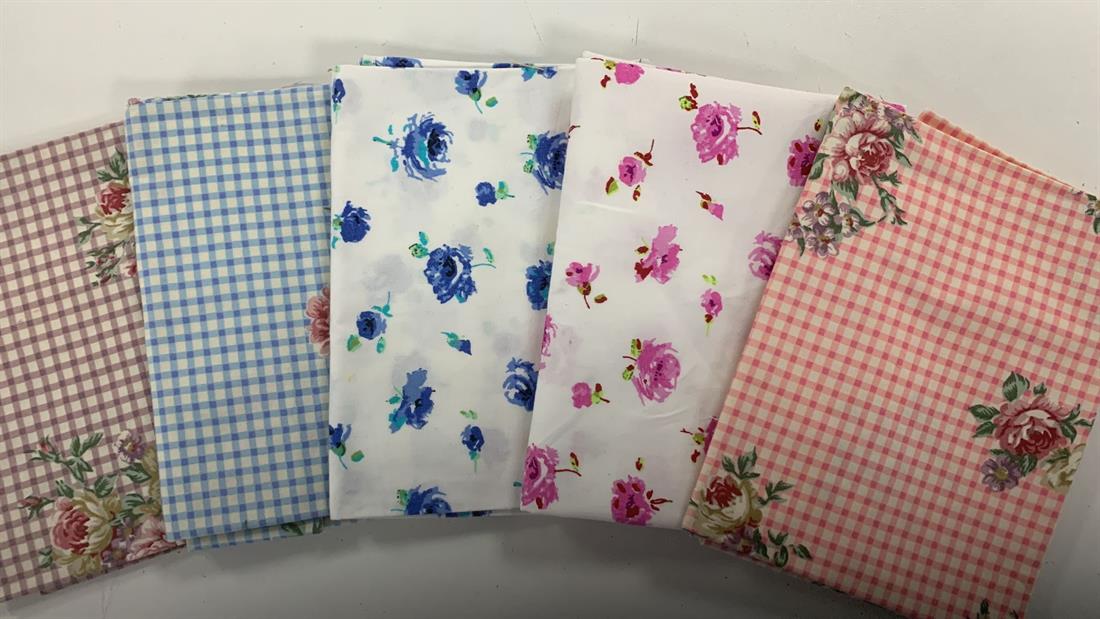Multicolour Cotton Fat Quarter Bundle