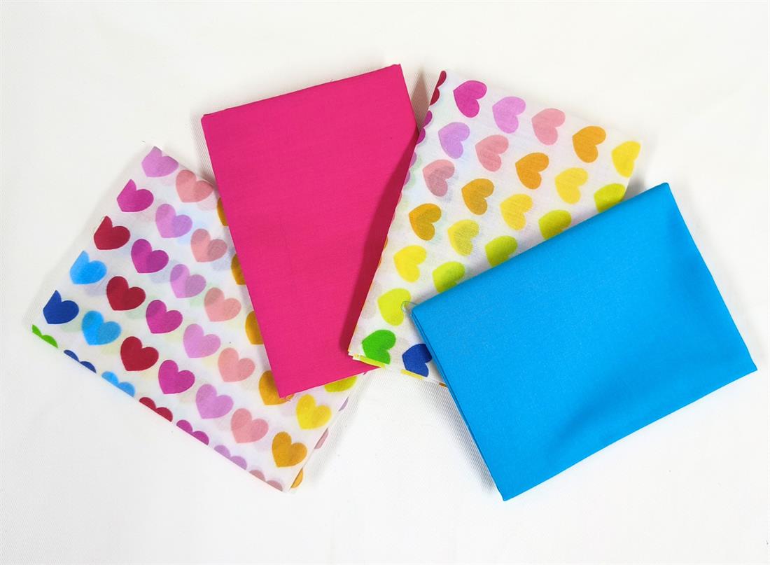 Multicolour Printed Cotton Fat Quarter Bundle