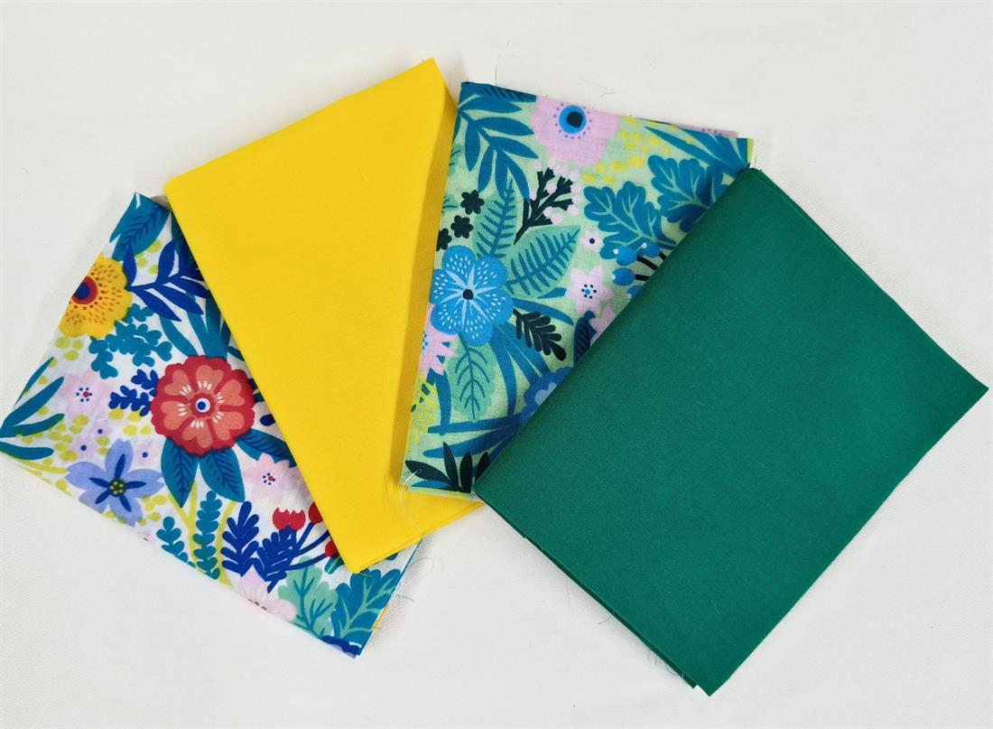 Multicolour Printed Cotton Fat Quarter Bundle