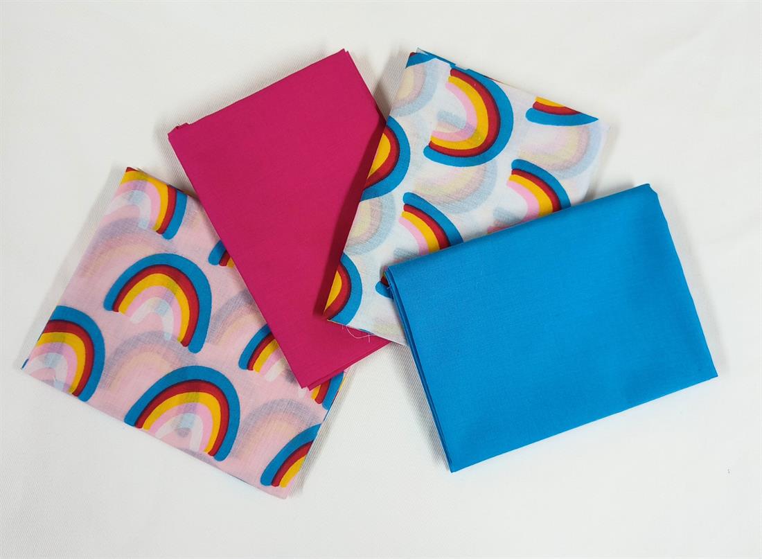 Multicolour Printed Cotton Fat Quarter Bundle