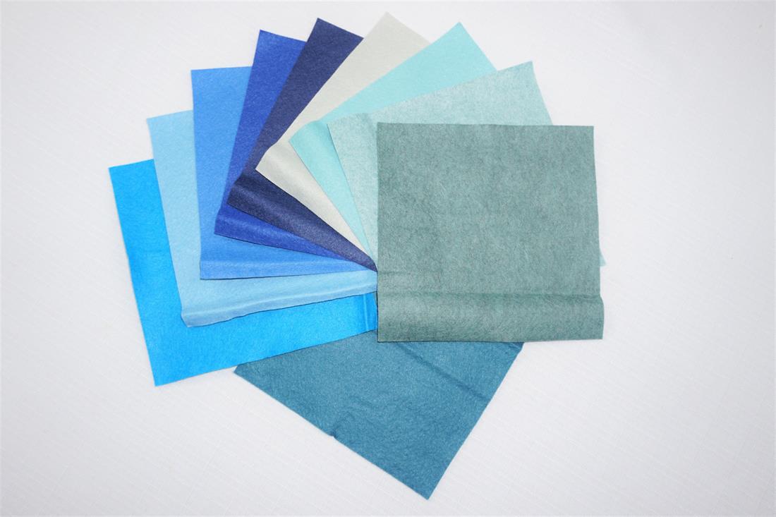 Multicolour Felt Mini Rolls - 6" Wool Mix Decracraft