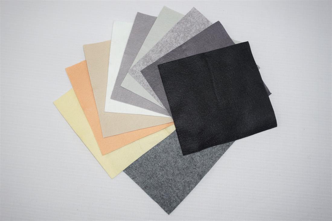 Multicolour Felt Mini Rolls - 6" Wool Mix Decracraft
