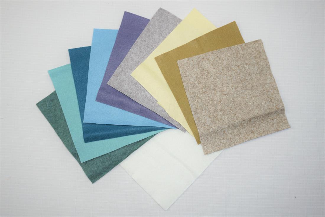 Multicolour Felt Mini Rolls - 6" Wool Mix Decracraft