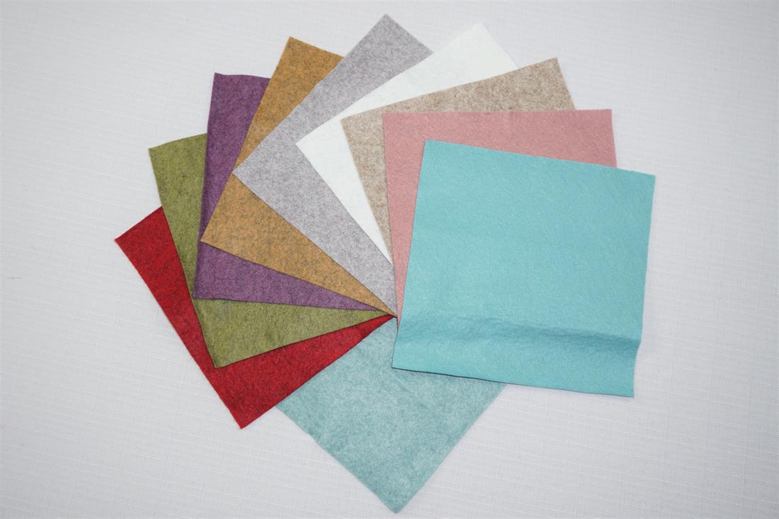Multicolour Felt Mini Rolls - 6" Wool Mix Decracraft