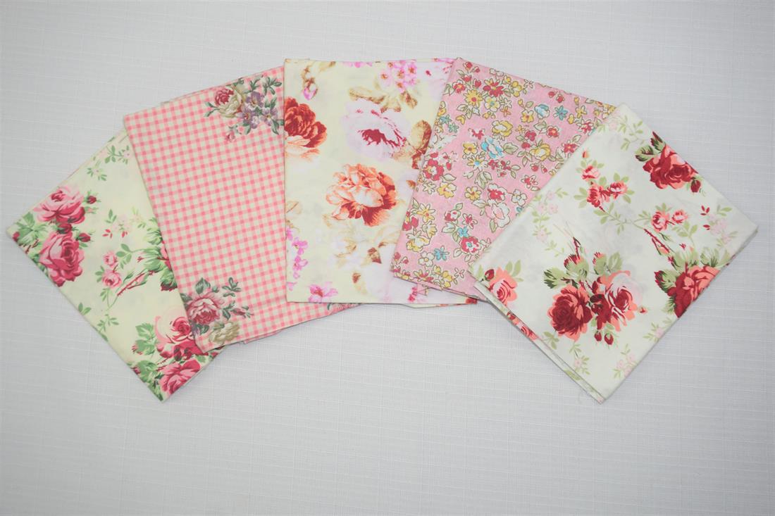 Multicolour Printed Cotton Fat Quarter Bundle
