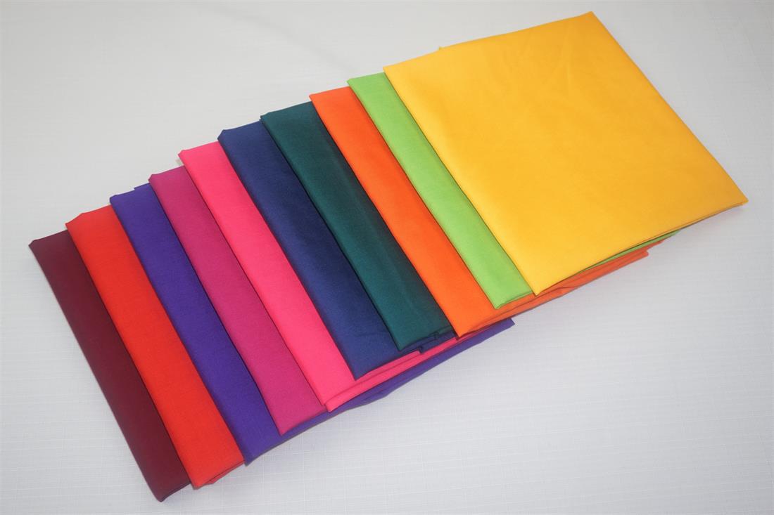 Multicolour Cotton Plain Polycotton Bundle