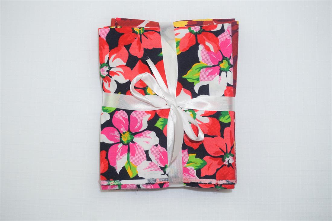 Multicolour Printed Cotton Fat Quarter Bundle