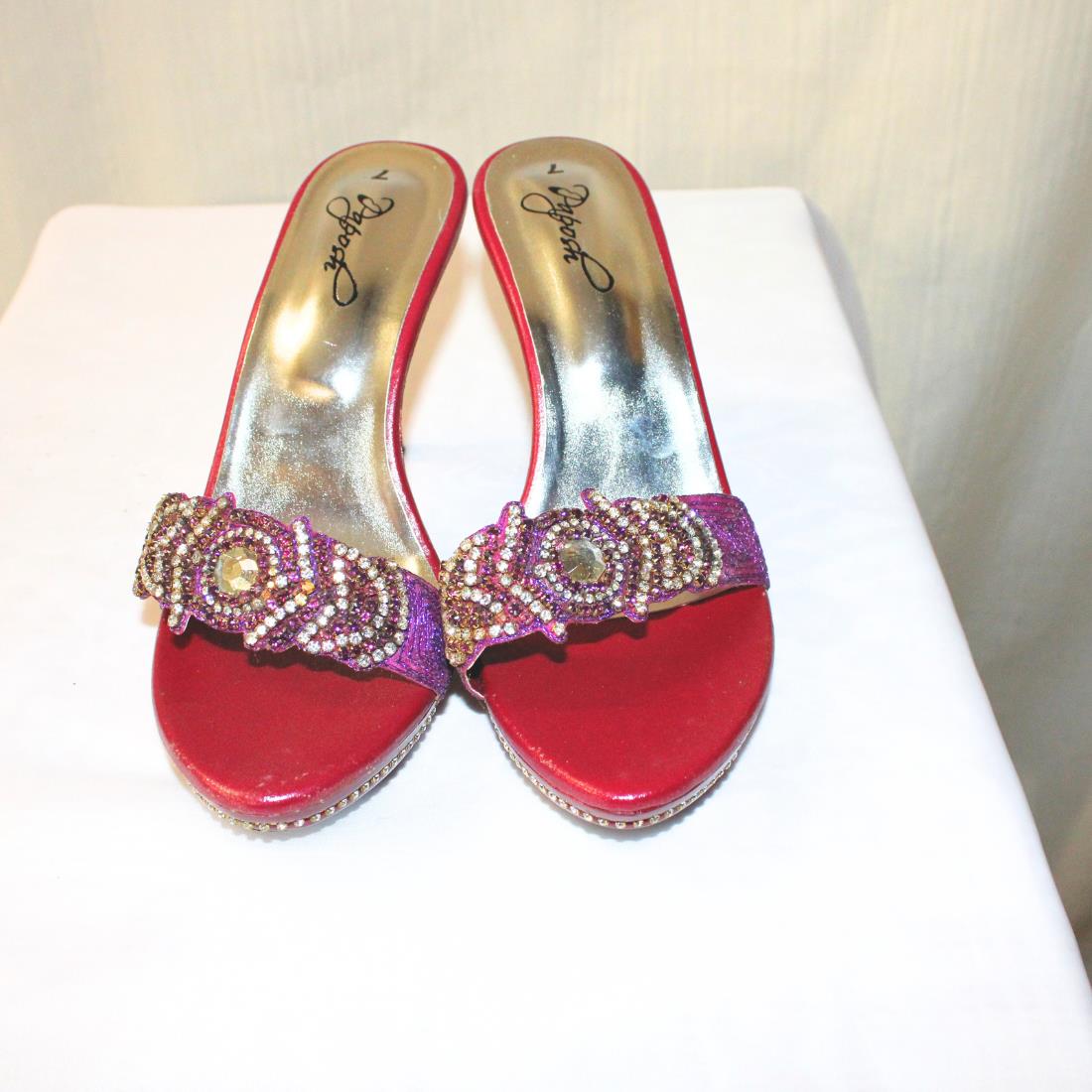 Maroon Ladies Shoes