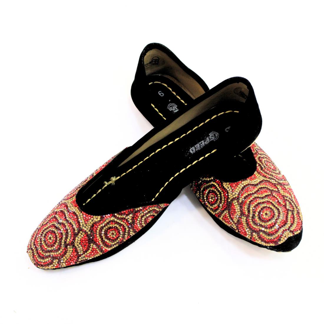 Black & RED Ladies' Shoes