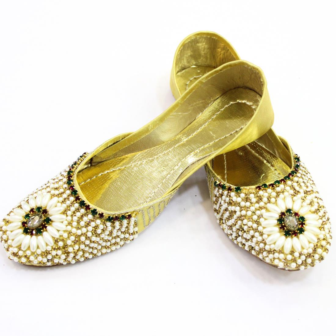 Multicolour & Gold Ladies' Shoes